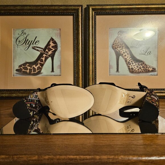 🖤Mix No.6 Avrey Aztec Block Heel Sandals – 6M - Picture 5 of 7